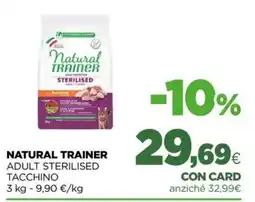 L´Isola dei Tesori Natural trainer adult sterilised tacchino offerta
