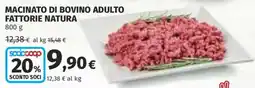 Ipercoop Macinato di bovino adulto Fattorie Natura offerta