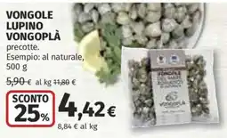 Ipercoop Vongole lupino Vongoplà offerta