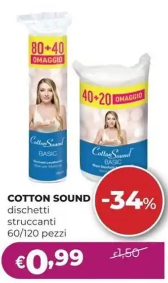 La Saponeria COTTON SOUND dischetti struccanti offerta