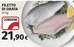 Ipercoop Filetto di orata offerta