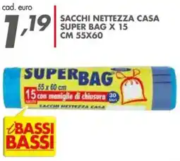 Italmark Sacchi nettezza casa super bag offerta
