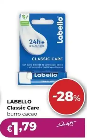 La Saponeria LABELLO Classic Care burro cacao offerta