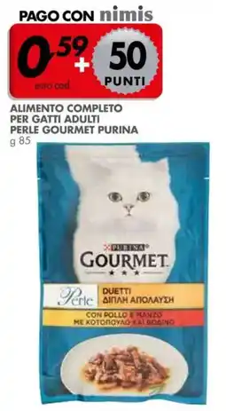 Italmark Alimento completo per gatti adulti perle gourmet purina offerta