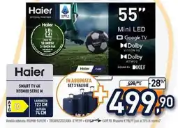 Unieuro Smart tv 4K H55M80 SERIE M offerta