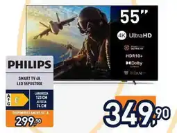 Unieuro Philips smart tv 4k led 55PUS7000 offerta
