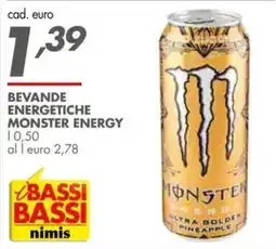 Italmark Bevande energetiche monster energy offerta