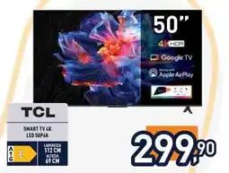 Unieuro Tcl smart tv 4k led 50P6K offerta