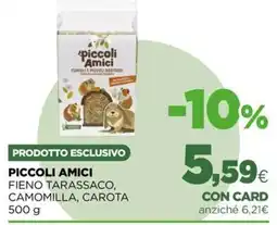 L´Isola dei Tesori Piccoli amici fieno tarassaco, camomilla, carota offerta