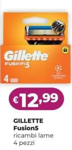 La Saponeria GILLETTE Fusion5 ricambi lame offerta