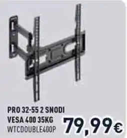 Unieuro Ioplee pro 32-55 2 snodi vesa 400 offerta