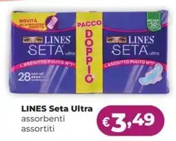 La Saponeria LINES Seta Ultra assorbenti offerta