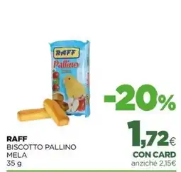 L´Isola dei Tesori Raff biscotto pallino mela offerta