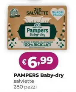 La Saponeria PAMPERS Baby-dry salviette offerta