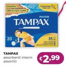 La Saponeria TAMPAX assorbenti interni offerta