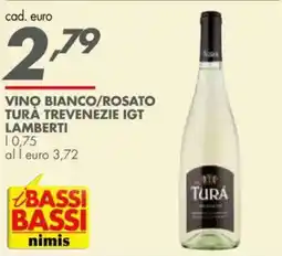 Italmark Vino bianco/rosato tura trevenezie igt lamberti offerta