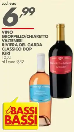 Italmark Vino groppello/chiaretto valtenesi riviera del garda classico dop igri offerta