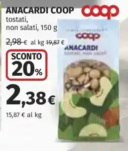 Ipercoop Anacardi Coop offerta
