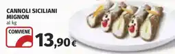 Ipercoop Cannoli siciliani mignon offerta