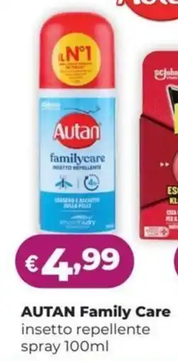 La Saponeria AUTAN Family Care insetto repellente spray offerta