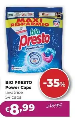 La Saponeria BIO PRESTO Power Caps lavatrice offerta