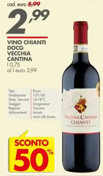 Italmark Vino chianti docg vecchia cantina offerta