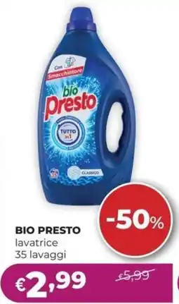 La Saponeria BIO PRESTO lavatrice offerta