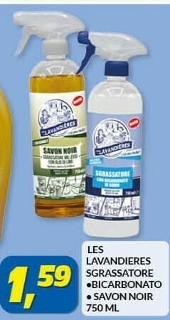 Risparmio Casa Les lavandieres sgrassatore bicarbonato / savon noir offerta