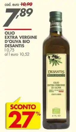 Italmark Olio extra vergine d'oliva bio desantis offerta