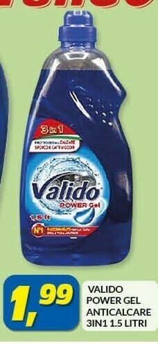 Risparmio Casa Valido power gel anticalcare 3 in 1, 1.5 litri offerta