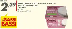 Italmark Primo sale/bacio di mamma mucca senza lattosio bio carioni offerta