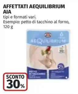 Ipercoop Affettati aequilibrium Aia offerta
