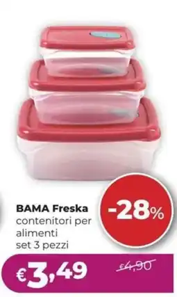 La Saponeria BAMA Freska contenitori per alimenti offerta