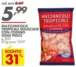Italmark Mazzancolle tropicali sgusciate con codino oggi pesce offerta