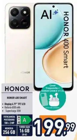 Unieuro Honor 400 smart offerta