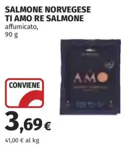 Ipercoop Salmone norvegese ti amo re salmone offerta
