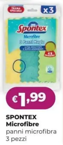 La Saponeria SPONTEX Microfibre panni microfibra offerta
