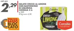 Italmark Gelato stecco al limone con bastoncino di liquirizia consilia offerta