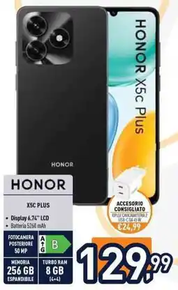 Unieuro Honor X5C plus offerta