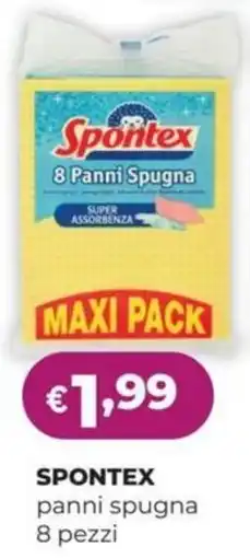 La Saponeria SPONTEX panni spugna offerta