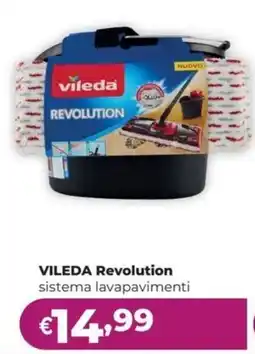 La Saponeria VILEDA Revolution sistema lavapavimenti offerta