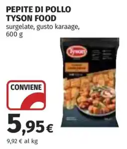 Ipercoop Pepite di pollo Tyson Food offerta