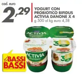 Italmark Yogurt con probiotico bifidus activia danone offerta