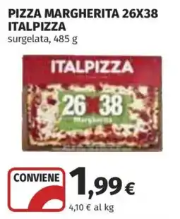 Ipercoop Pizza margherita 26x38 Italpizza offerta