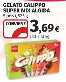 Ipercoop Gelato calippo super mix Algida offerta