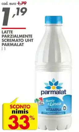Italmark Latte parzialmente scremato uht parmalat offerta