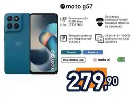 Unieuro Motorola moto g57 offerta