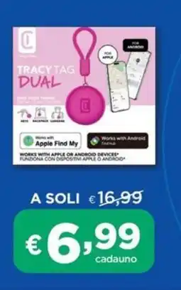 La Saponeria Cellularline tracy tag dual offerta