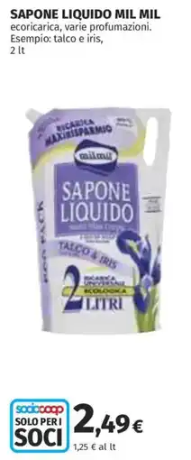 Ipercoop Sapone liquido Mil Mil offerta
