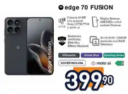 Unieuro Motorola edge 70 fusion offerta